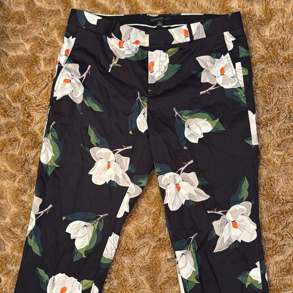 Banana Republic Pants - Banana Republic Floral Print Ryan Pants size 12